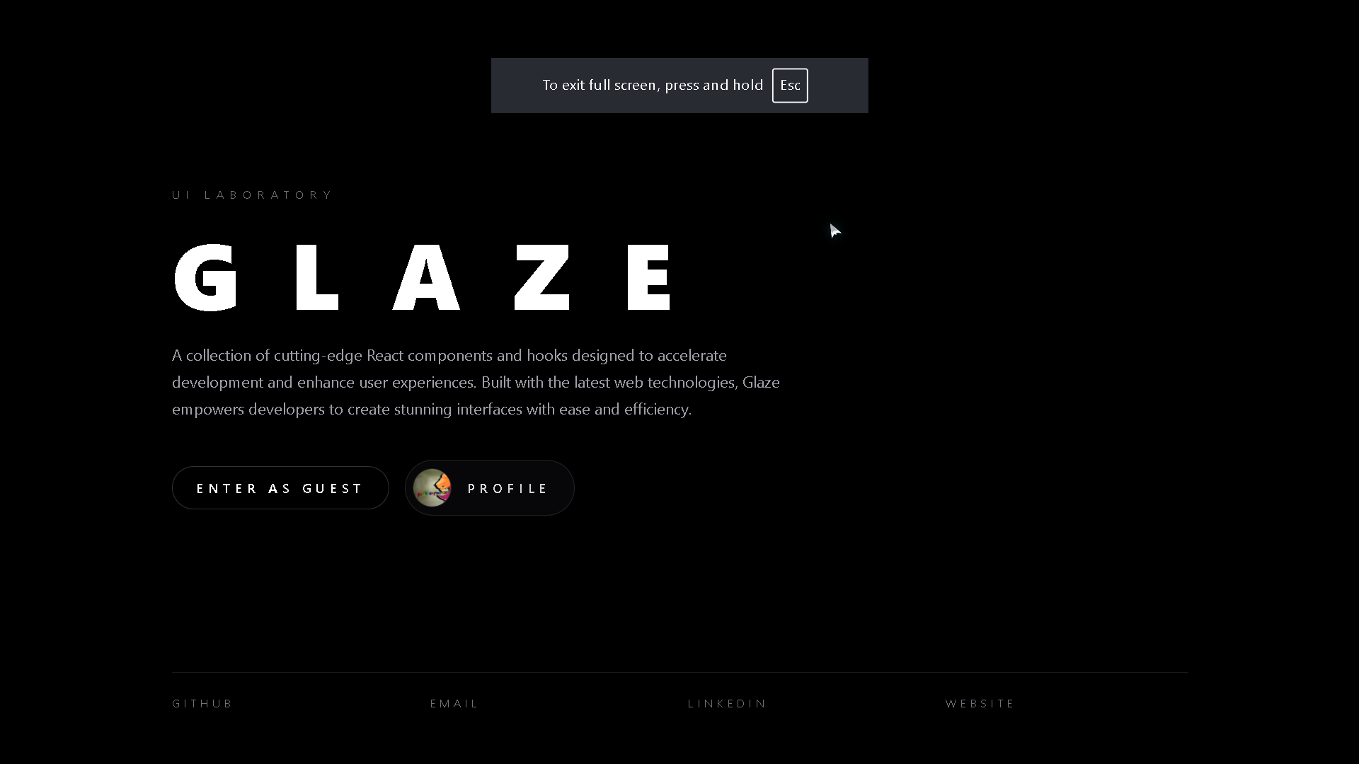 Glaze UI