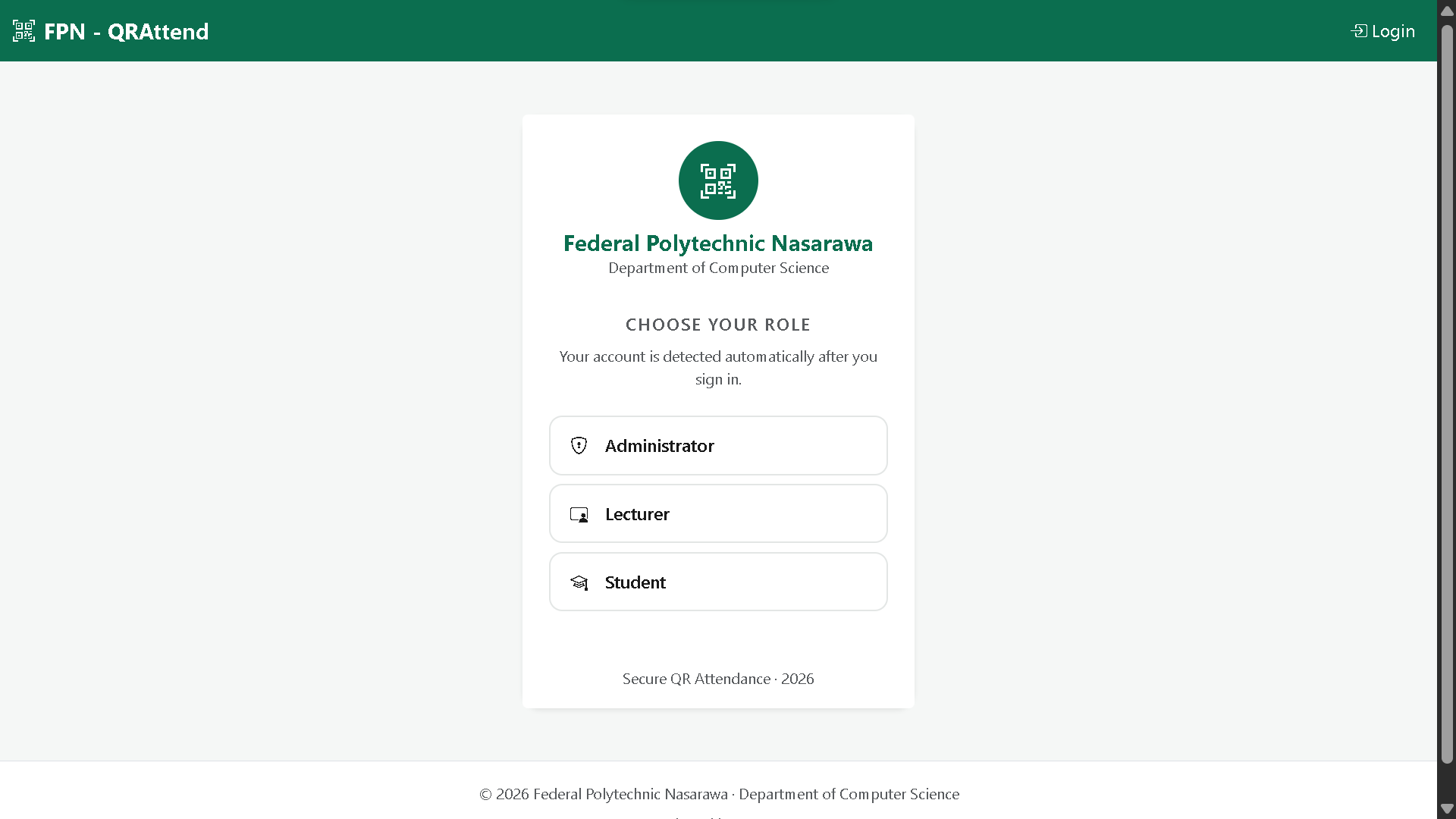 QRAttend Website