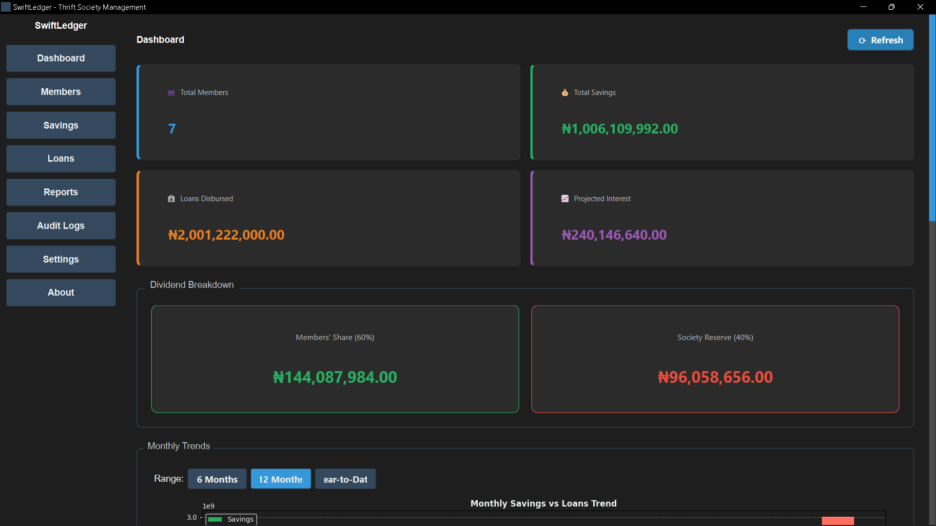 Swift-Ledger Website